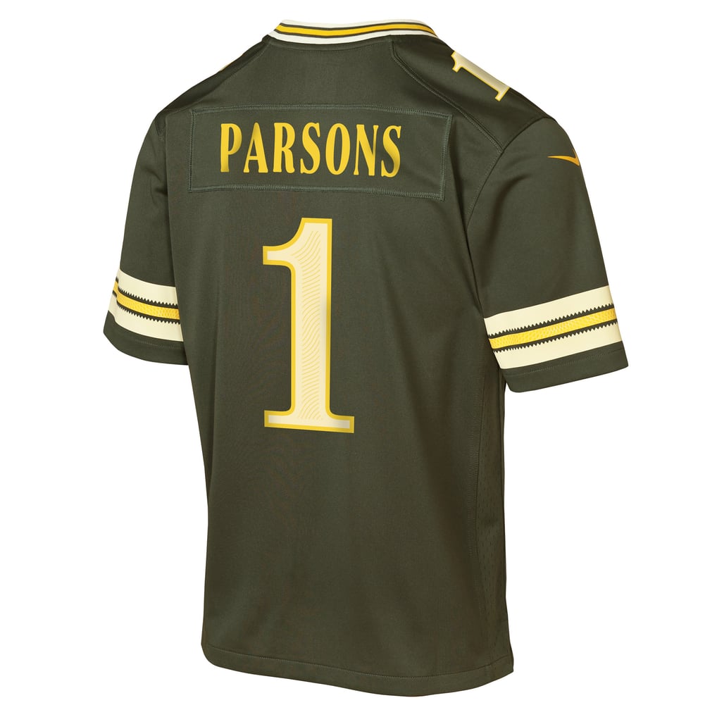 Youth Green Bay Packers Micah Parsons Green 2026 Rivalries Collection Game Jersey