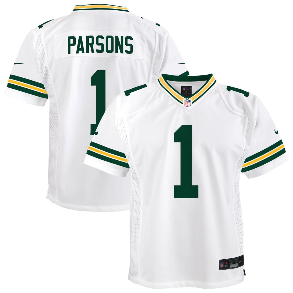 Youth Green Bay Packers Micah Parsons White Game Jersey