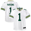 Youth Green Bay Packers Micah Parsons White Game Jersey