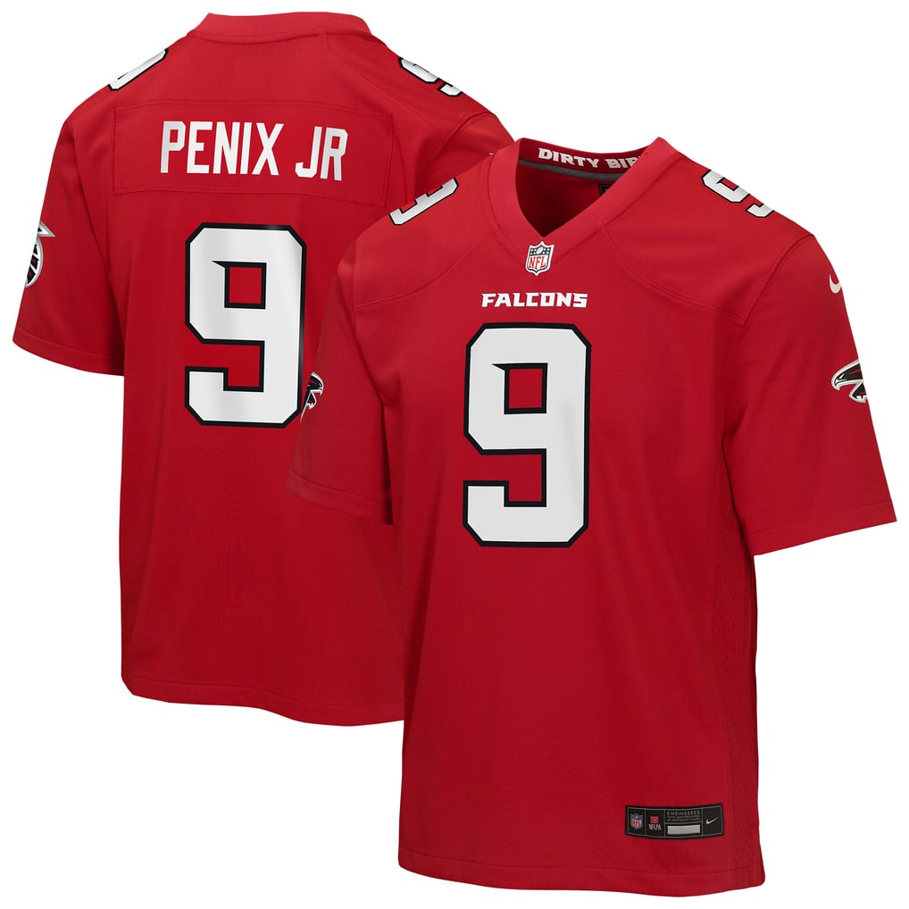 Youth Atlanta Falcons Michael Penix Jr. Red Game Jersey