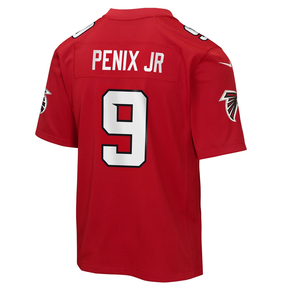 Youth Atlanta Falcons Michael Penix Jr. Red Game Jersey