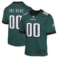 Youth Philadelphia Eagles Midnight Green Team Custom Game Jersey