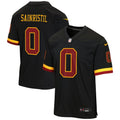 Youth Washington Commanders Mike Sainristil Black Hail Raiser Alternate Game Jersey