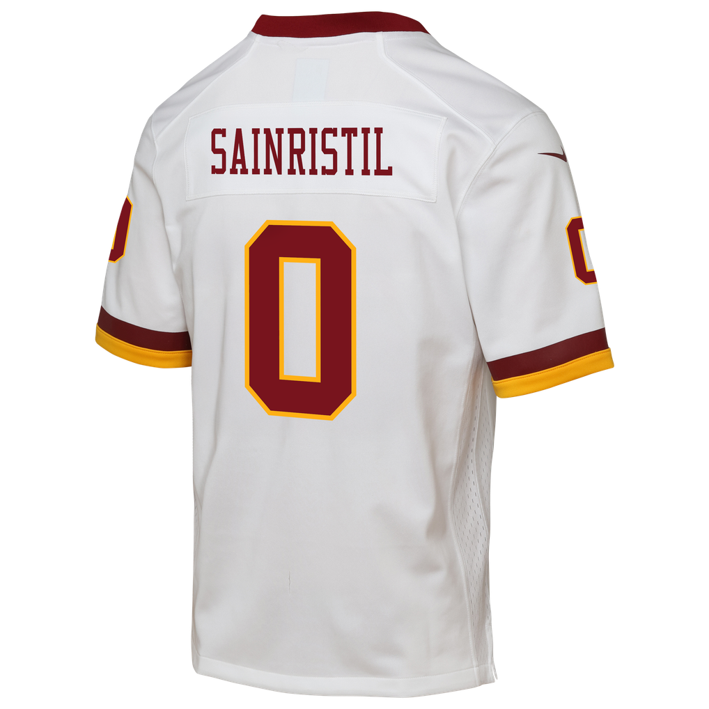 Youth Washington Commanders Mike Sainristil White Alternate 2 Game Jersey