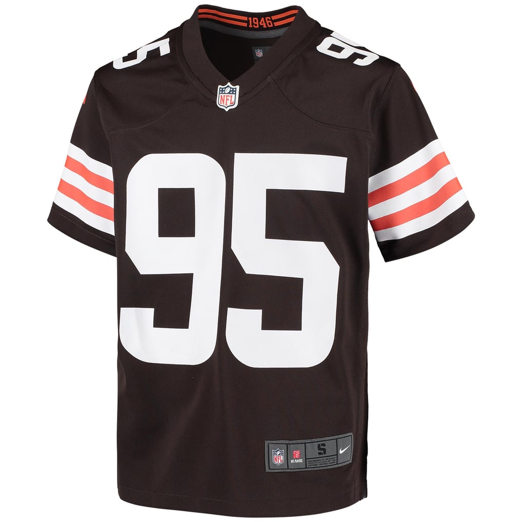 Youth Cleveland Browns Myles Garrett Brown Game Jersey