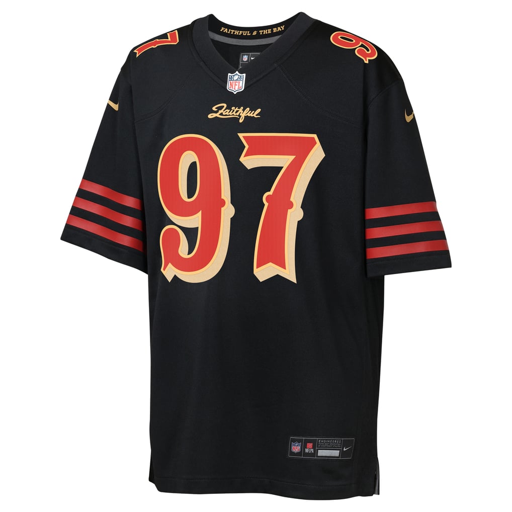 Youth San Francisco 49ers Nick Bosa Black Rivalries Collection Game Jersey