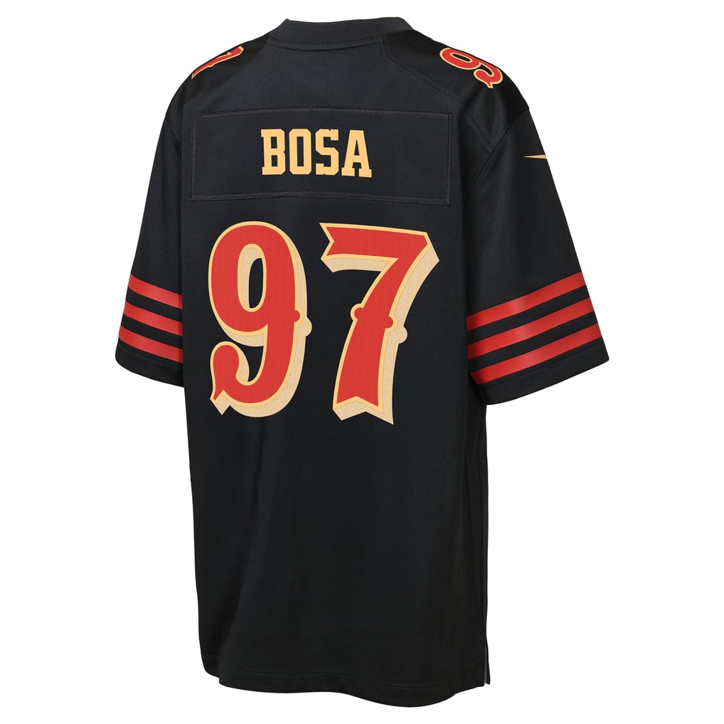 Youth San Francisco 49ers Nick Bosa Black Rivalries Collection Game Jersey