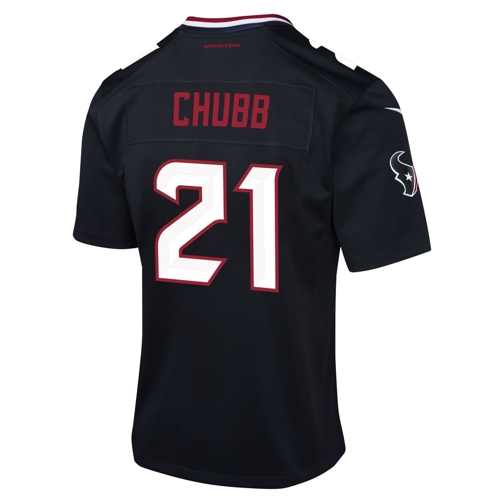 Youth Houston Texans Nick Chubb Navy Team Game Jersey