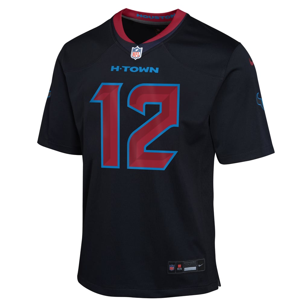 Youth Houston Texans Nico Collins Navy Alternate Game Jersey