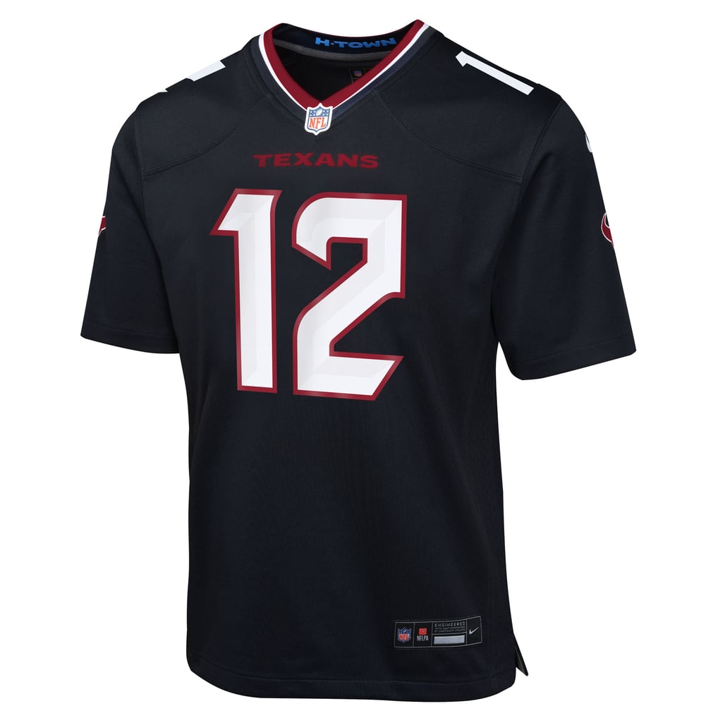 Youth Houston Texans Nico Collins Navy Team Game Jersey