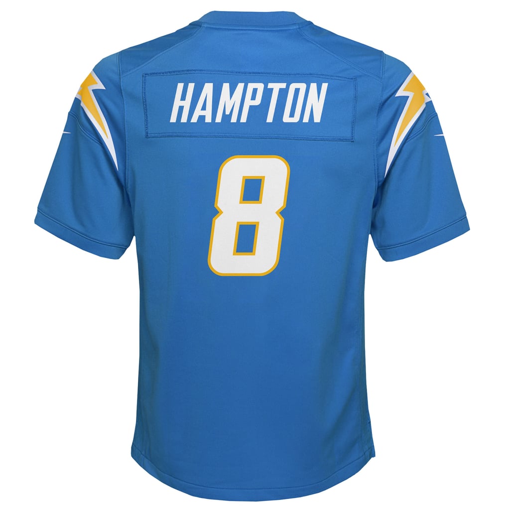Youth Los Angeles Chargers Omarion Hampton Powder Blue Team Game Jersey
