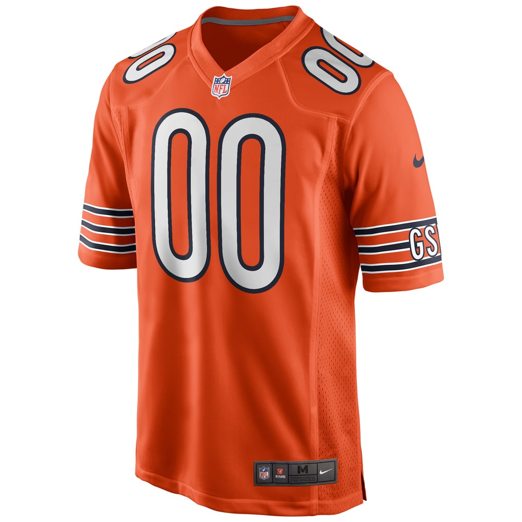 Youth Chicago Bears Orange Alternate Custom Game Jersey