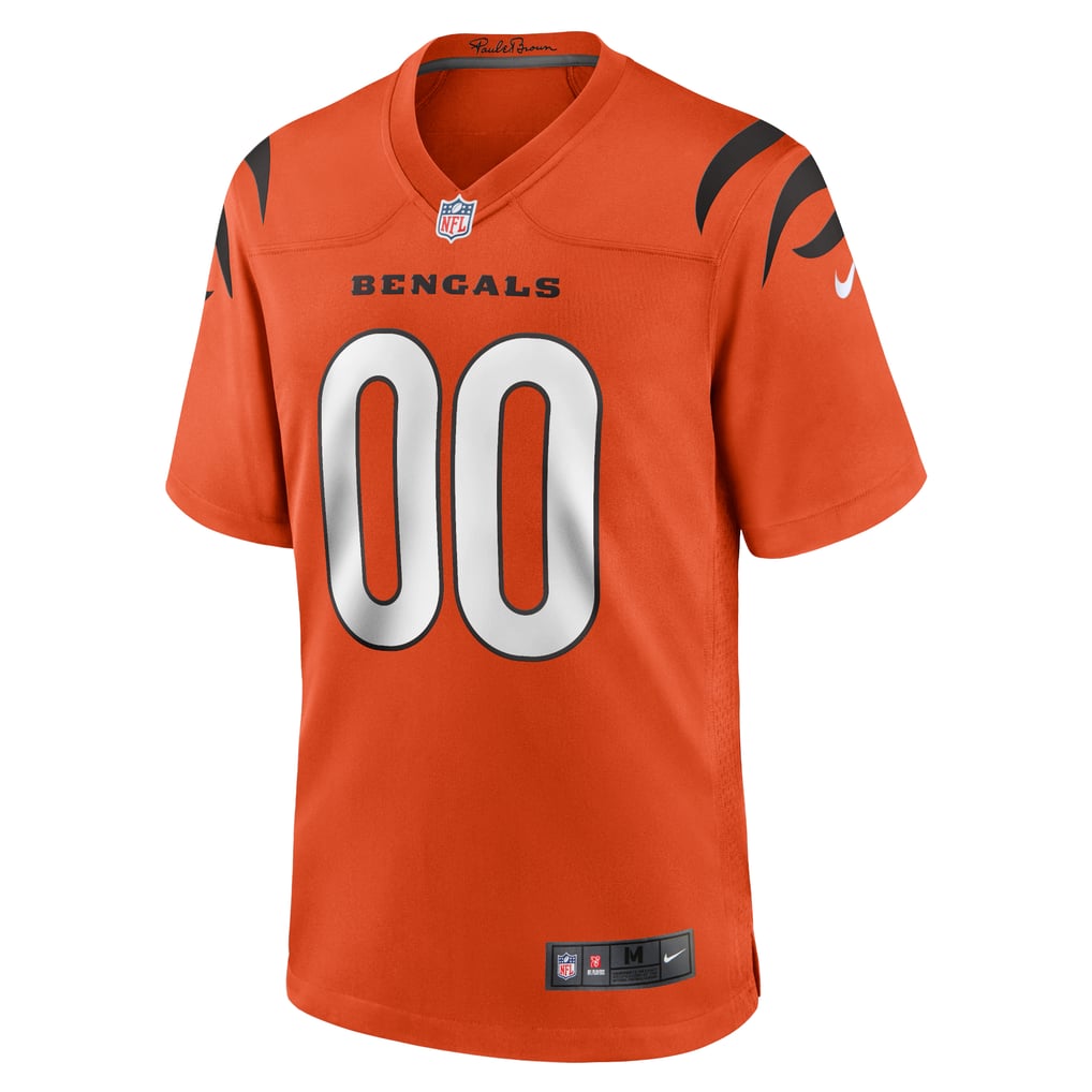 Youth Cincinnati Bengals Orange Alternate Game Custom Jersey