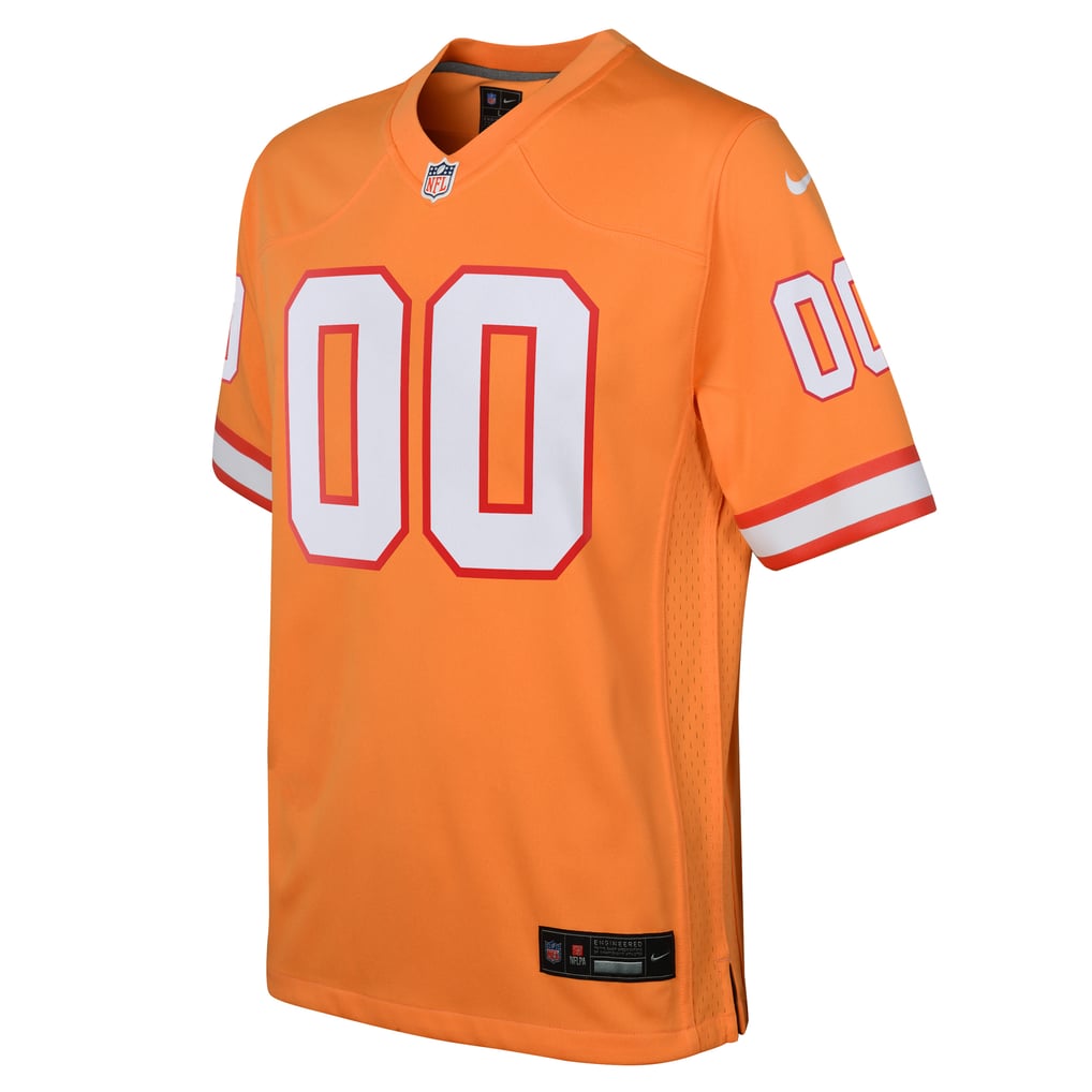 Youth Tampa Bay Buccaneers Orange Custom Throwback Game Jersey