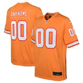 Youth Tampa Bay Buccaneers Orange Custom Throwback Game Jersey