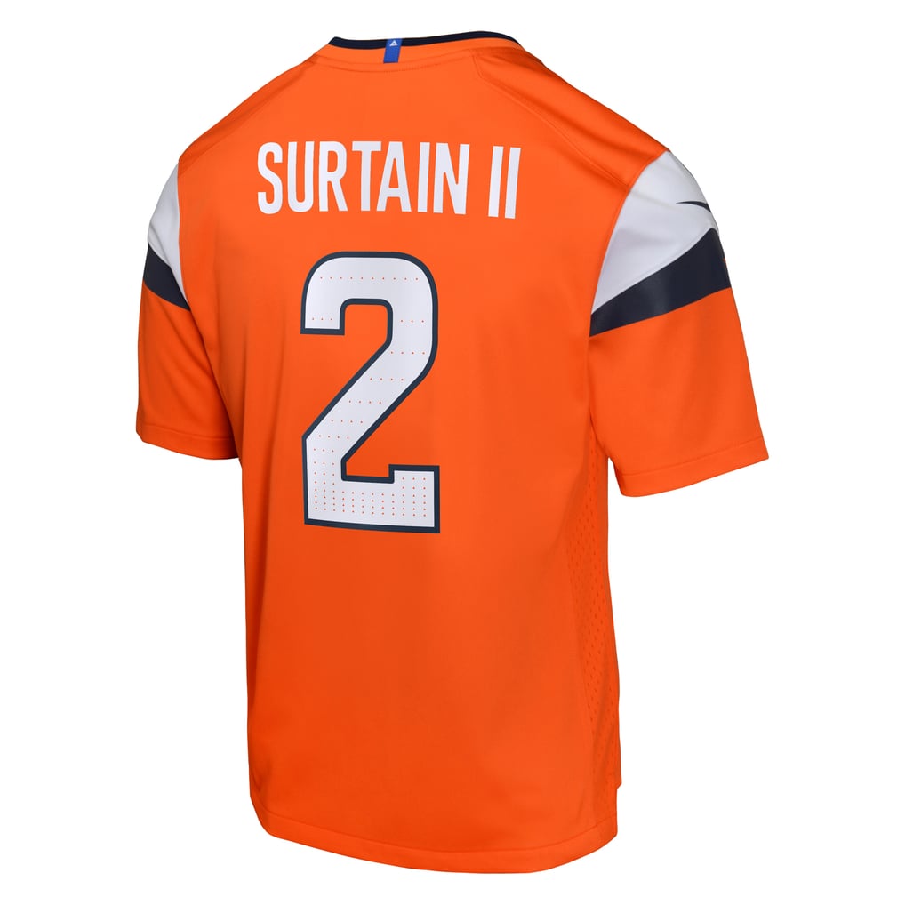 Youth Denver Broncos Patrick Surtain II Orange Game Jersey