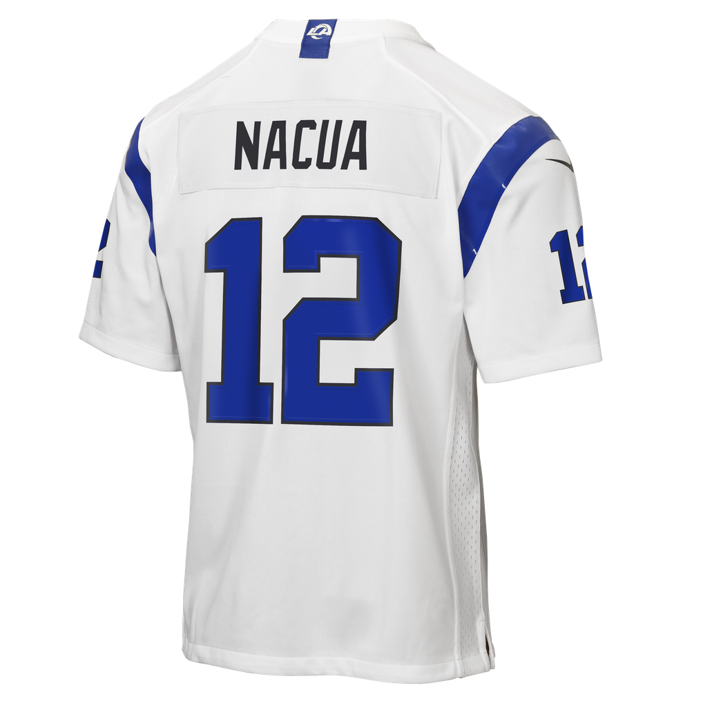 Youth Los Angeles Rams Puka Nacua Fearsome White Game Jersey