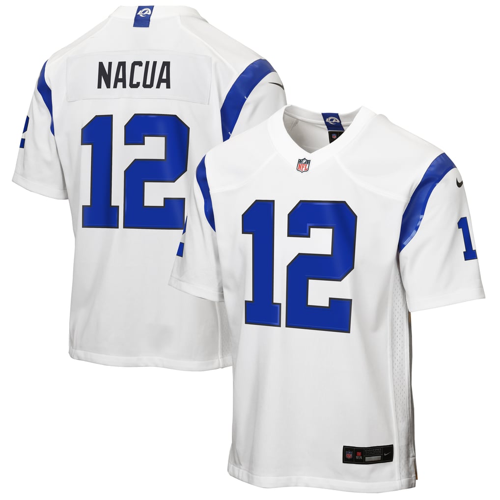 Youth Los Angeles Rams Puka Nacua Fearsome White Game Jersey