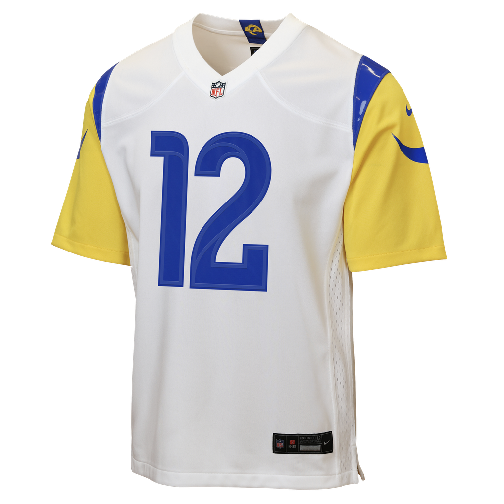 Youth Los Angeles Rams Puka Nacua White Game Jersey