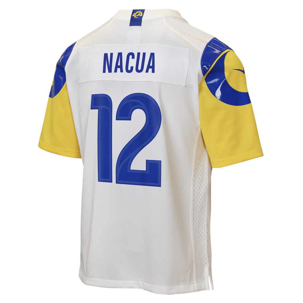 Youth Los Angeles Rams Puka Nacua White Game Jersey