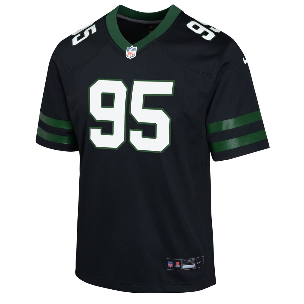 Youth New York Jets Quinnen Williams Black Game Jersey