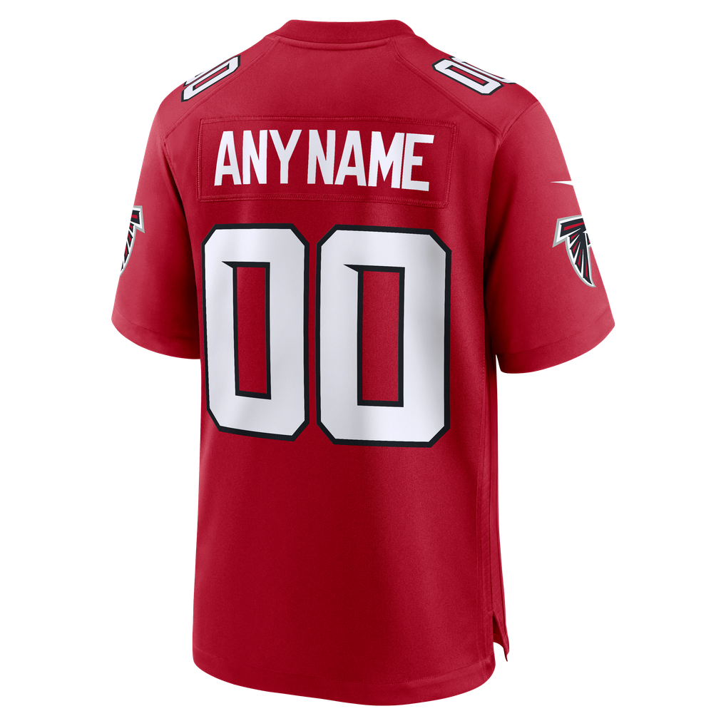 Youth Atlanta Falcons Red Custom Game Jersey