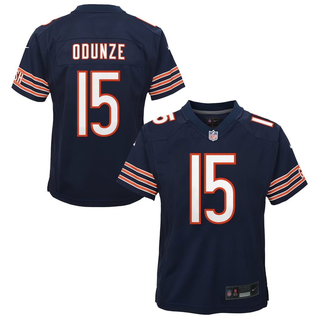 Youth Chicago Bears Rome Odunze Navy Game Jersey