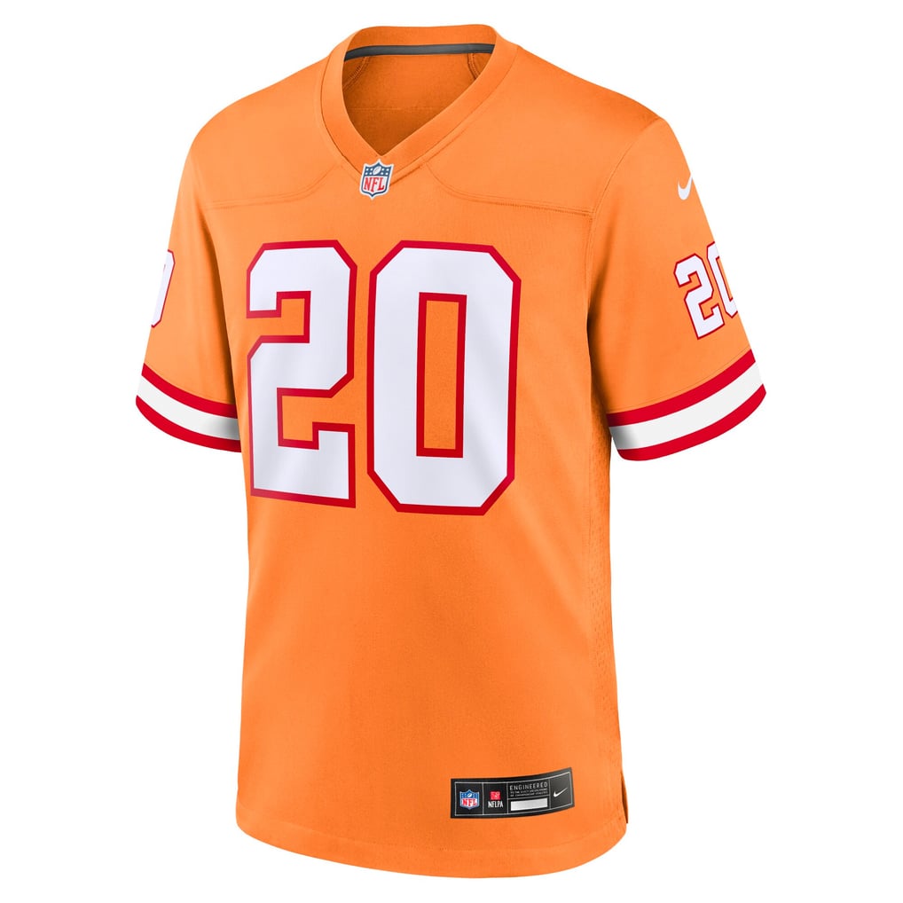 Youth Tampa Bay Buccaneers Ronde Barber Orange Retired Player Game Jersey