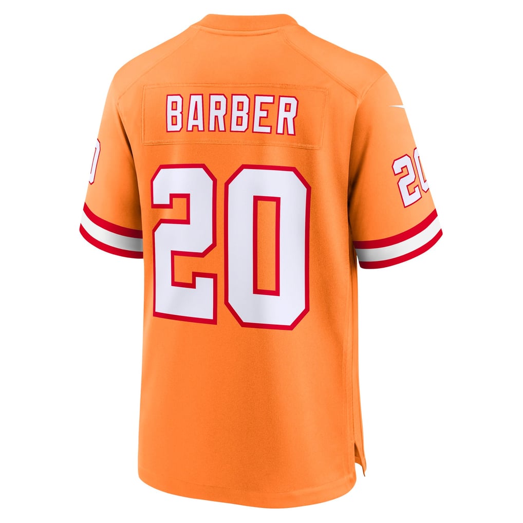 Youth Tampa Bay Buccaneers Ronde Barber Orange Retired Player Game Jersey