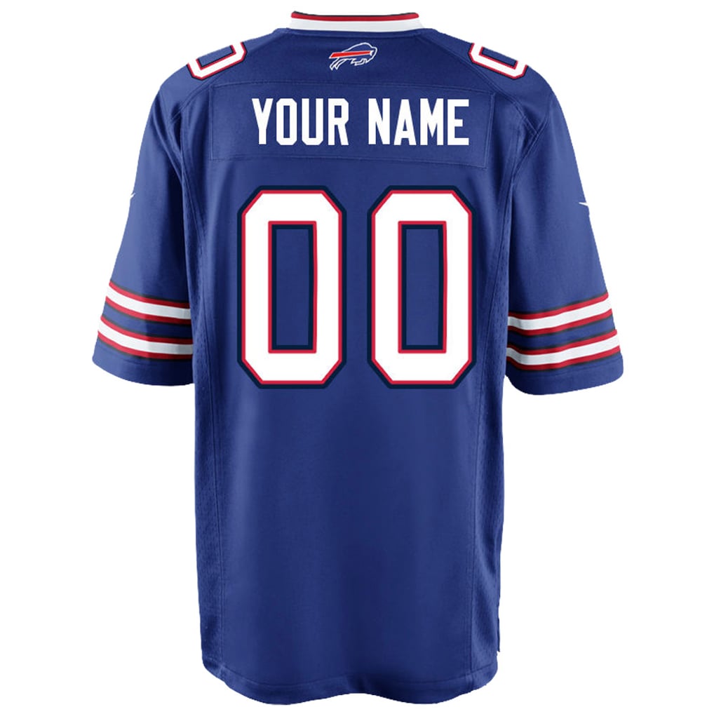 Youth Buffalo Bills Royal Custom Game Jersey