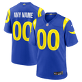 Youth Los Angeles Rams Royal Custom Game Jersey