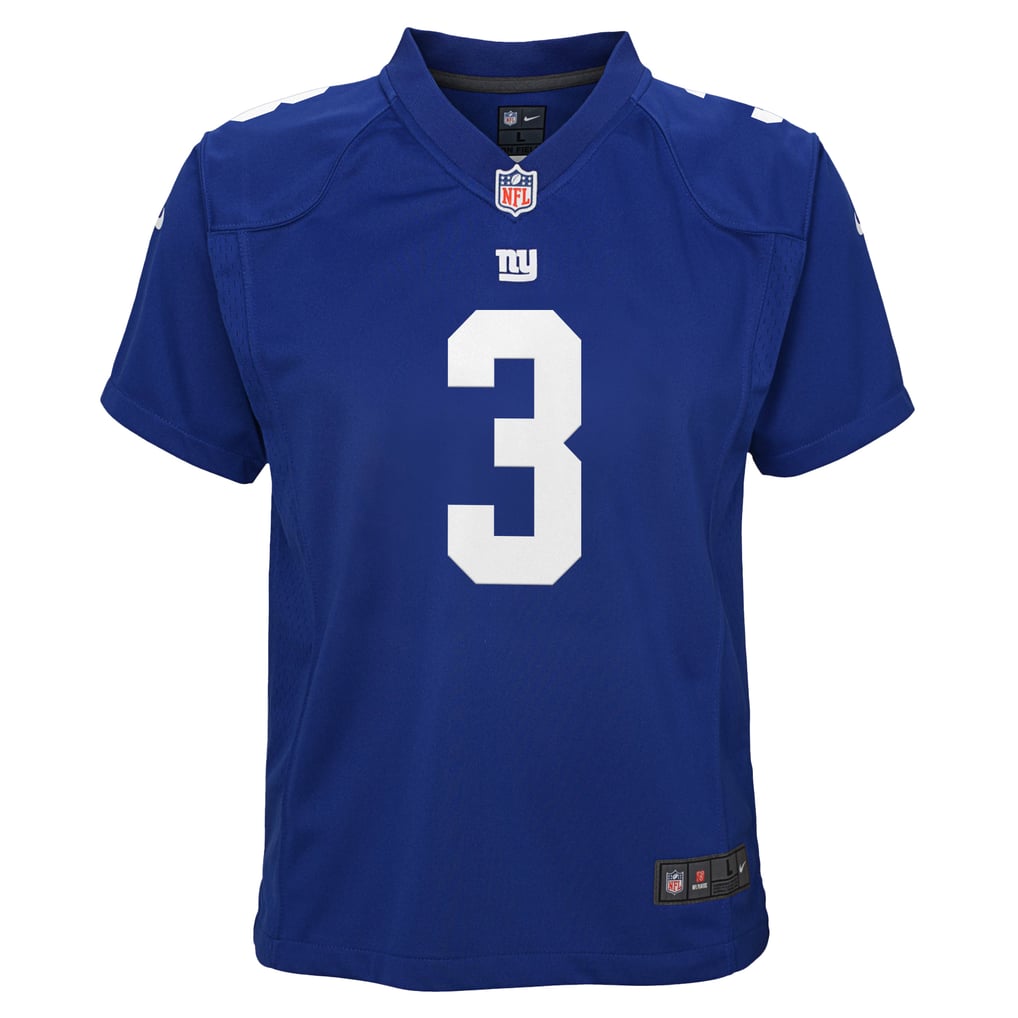 Youth New York Giants Russell Wilson Royal Game Jersey