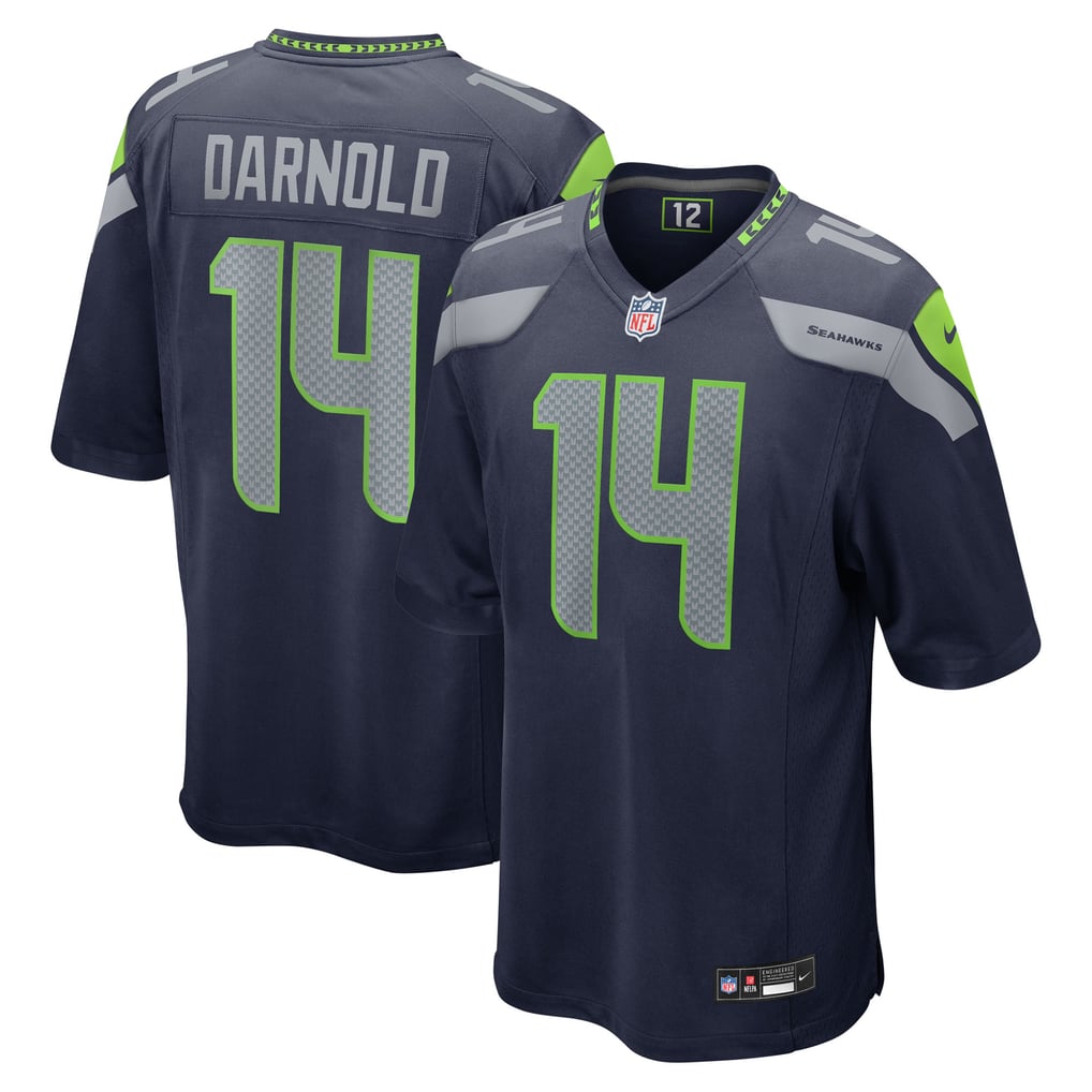 Youth Seattle Seahawks Sam Darnold College Navy Team Game Jersey