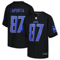 Youth Detroit Lions Sam LaPorta Black Game Jersey