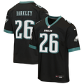 Youth Philadelphia Eagles Saquon Barkley Black Alternate Game Jersey
