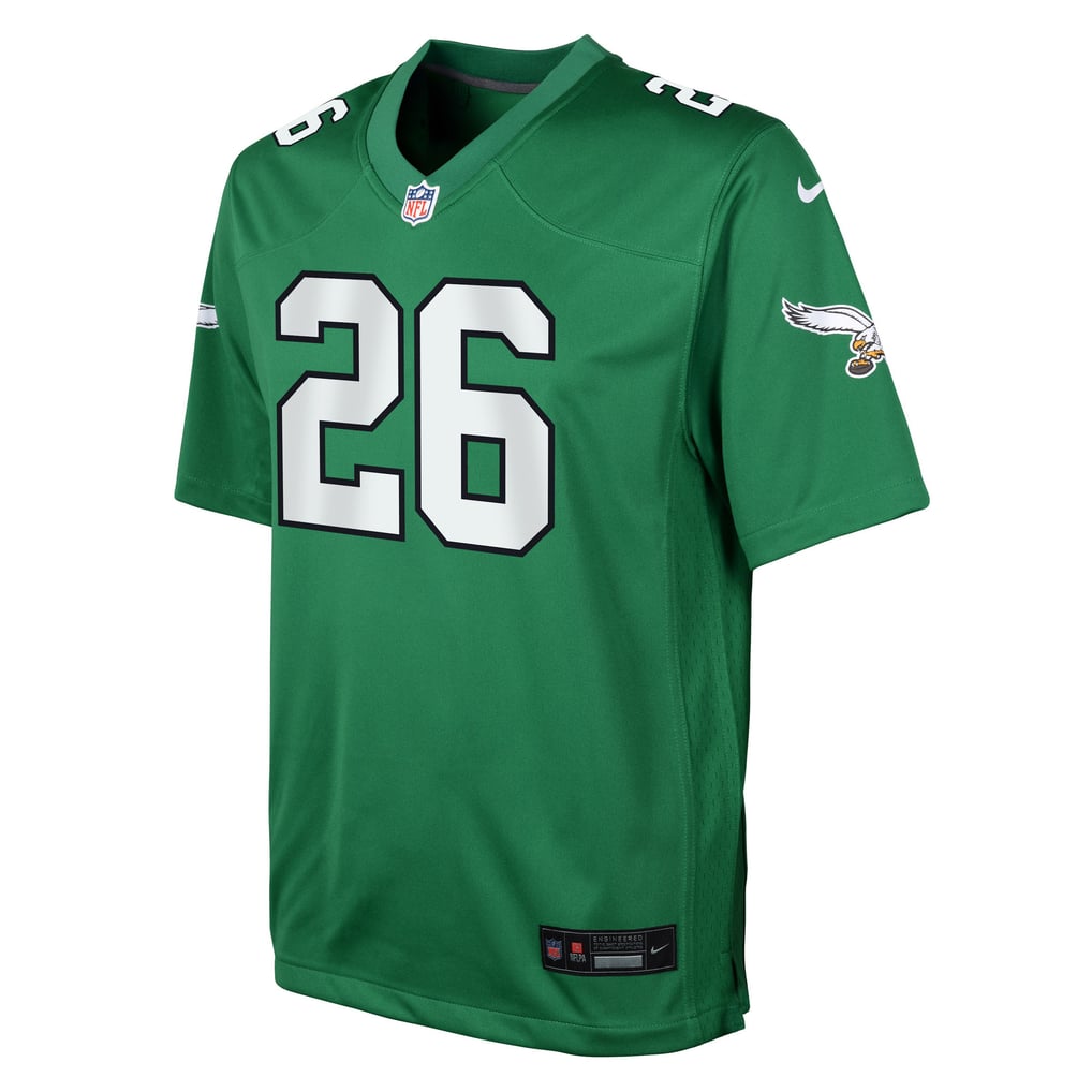 Youth Philadelphia Eagles Saquon Barkley Kelly Green Game Jersey