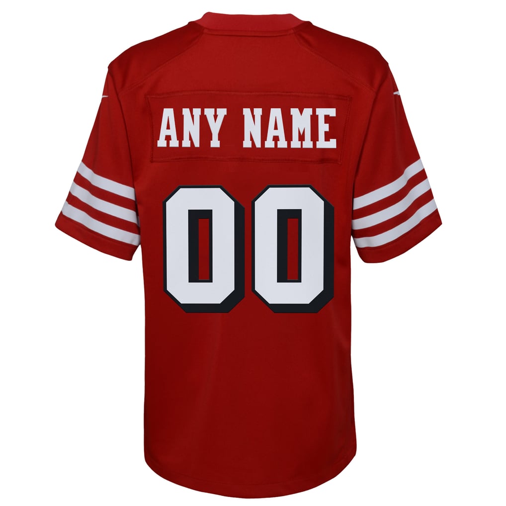 Youth San Francisco 49ers Scarlet Alternate Custom Game Jersey
