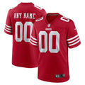 Youth San Francisco 49ers Scarlet Game Custom Jersey
