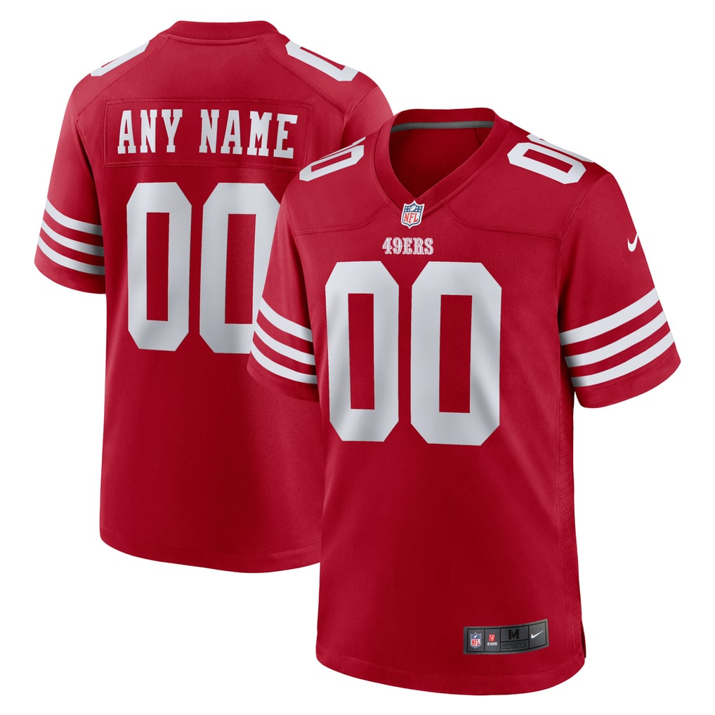 Youth San Francisco 49ers Scarlet Game Custom Jersey