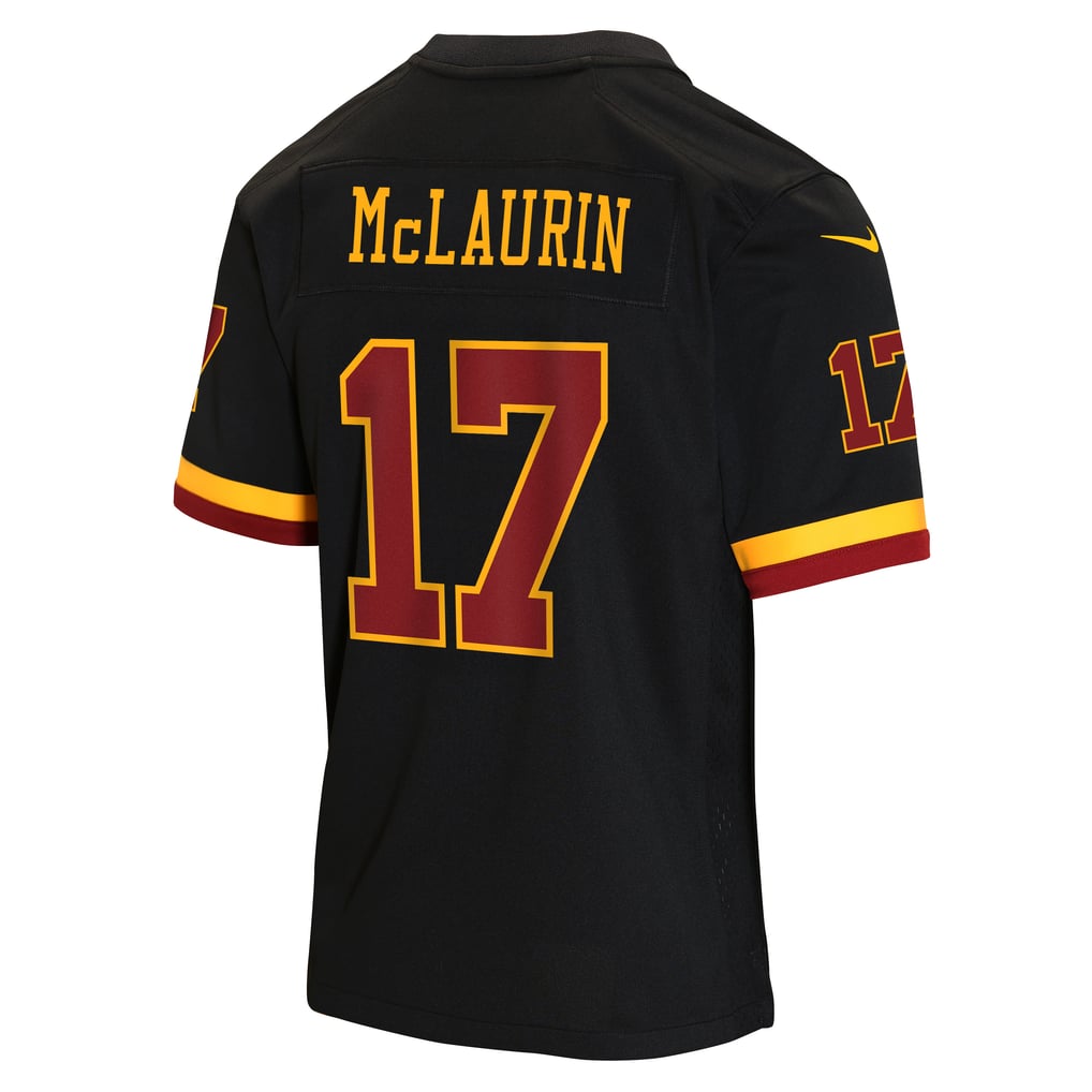 Youth Washington Commanders Terry McLaurin Black Hail Raiser Alternate Game Jersey