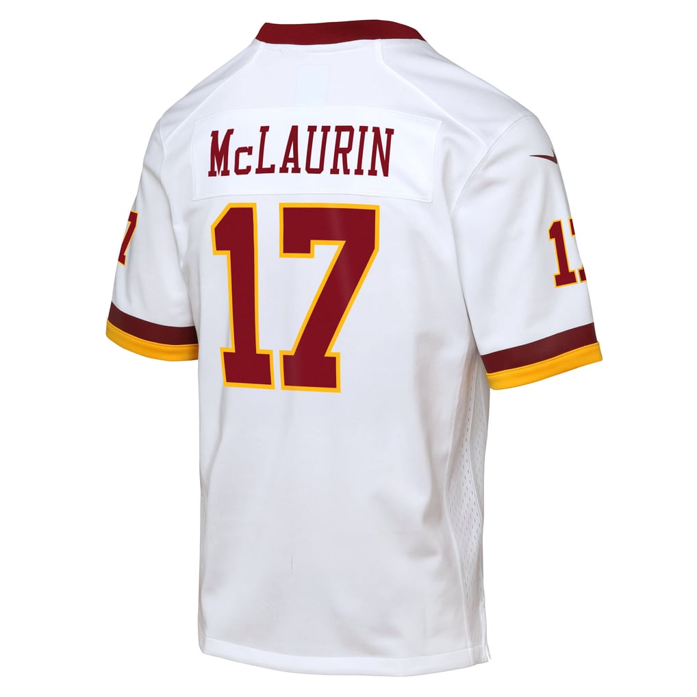 Youth Washington Commanders Terry McLaurin White Game Super Bowl Era Jersey