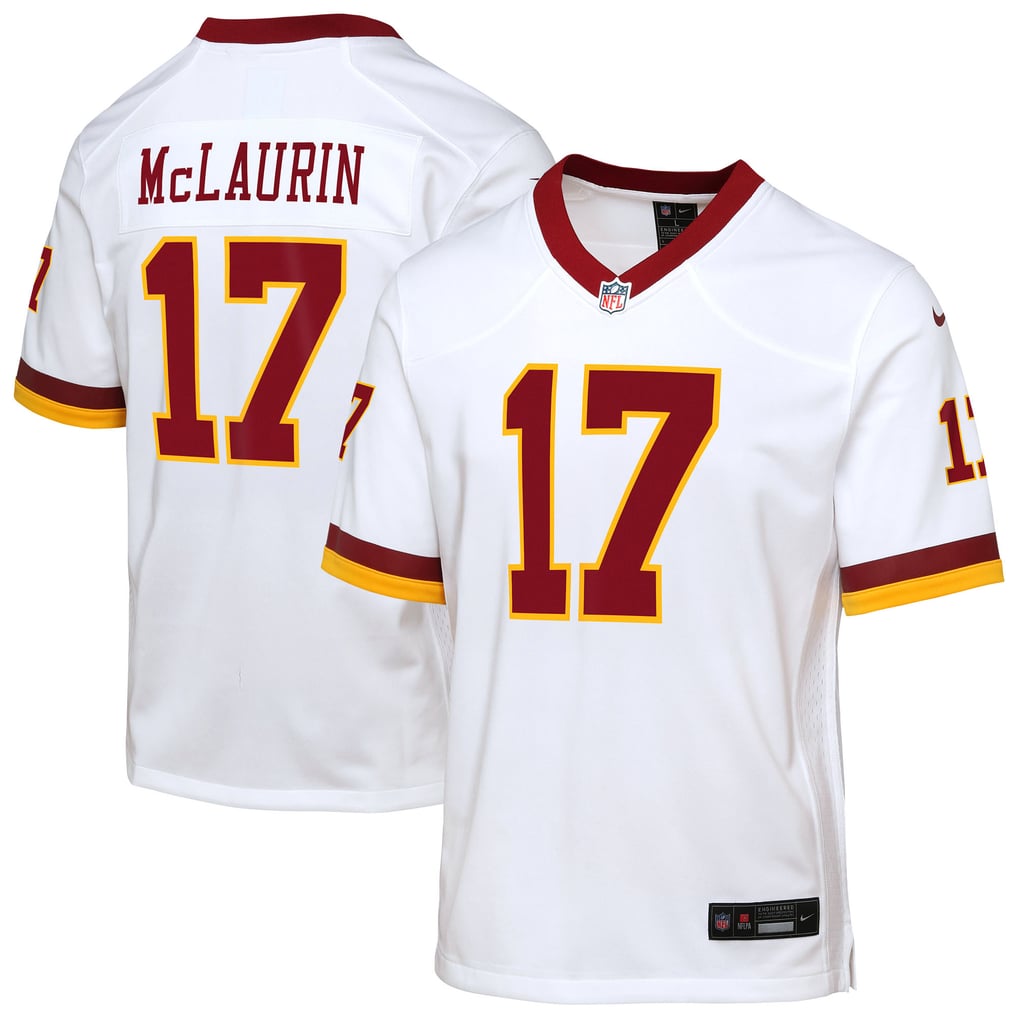 Youth Washington Commanders Terry McLaurin White Game Super Bowl Era Jersey