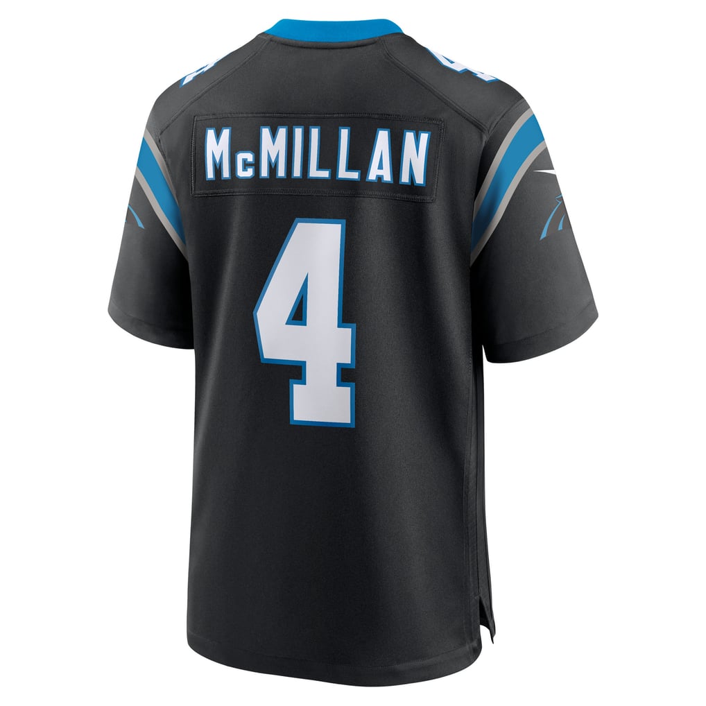 Youth Carolina Panthers Tetairoa McMillan Black Game Jersey