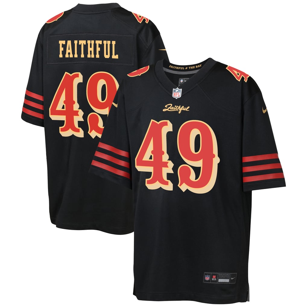 Youth San Francisco 49ers The Faithful Black Rivalries Collection Game Jersey