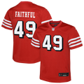 Youth San Francisco 49ers The Faithful Scarlet Alternate 2 Game Jersey