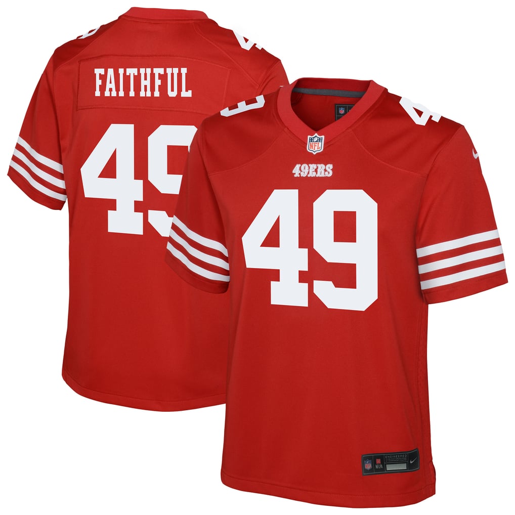 Youth San Francisco 49ers The Faithful Scarlet Team Game Jersey
