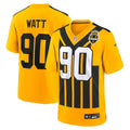 Youth Pittsburgh Steelers T.J. Watt Gold Alternate 1933 Throwback Game Jersey