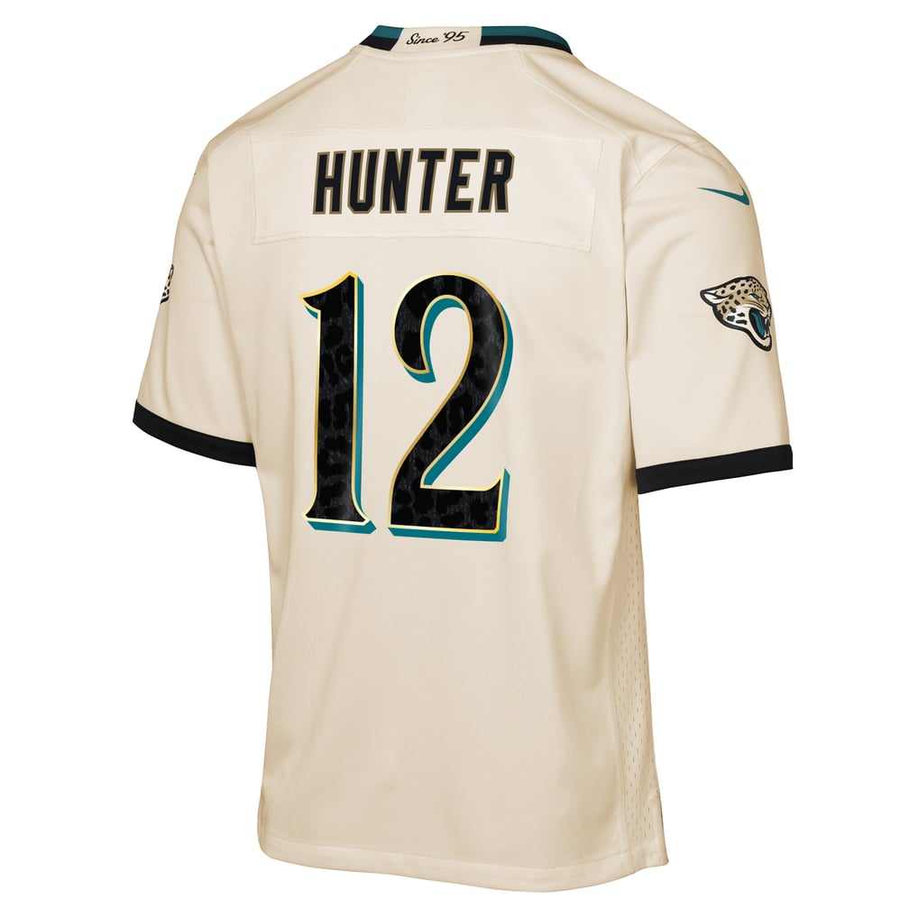 Youth Jacksonville Jaguars Travis Hunter Natural 2026 Rivalries Collection Game Jersey