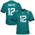 Youth Jacksonville Jaguars Travis Hunter Teal Team Game Jersey