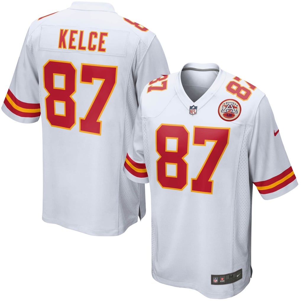 Youth Kansas City Chiefs Travis Kelce White Game Jersey